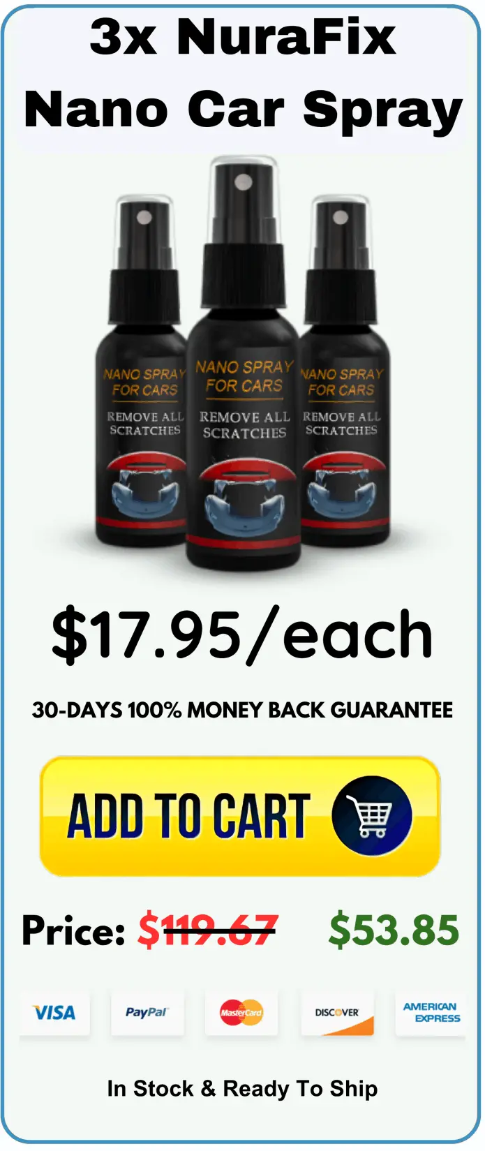 NuraFix Nano Car Spray offer price 